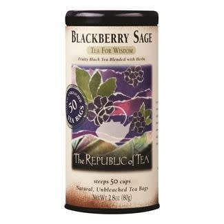Picture of a can of Republic of Tea Blackberry Sage Tea Can