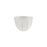 Creative Co-op Stoneware Ribbed Bowl White