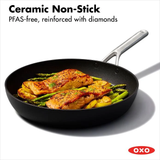 Greenpan Oxo Ceramic Non Stick 12" Open Frypan