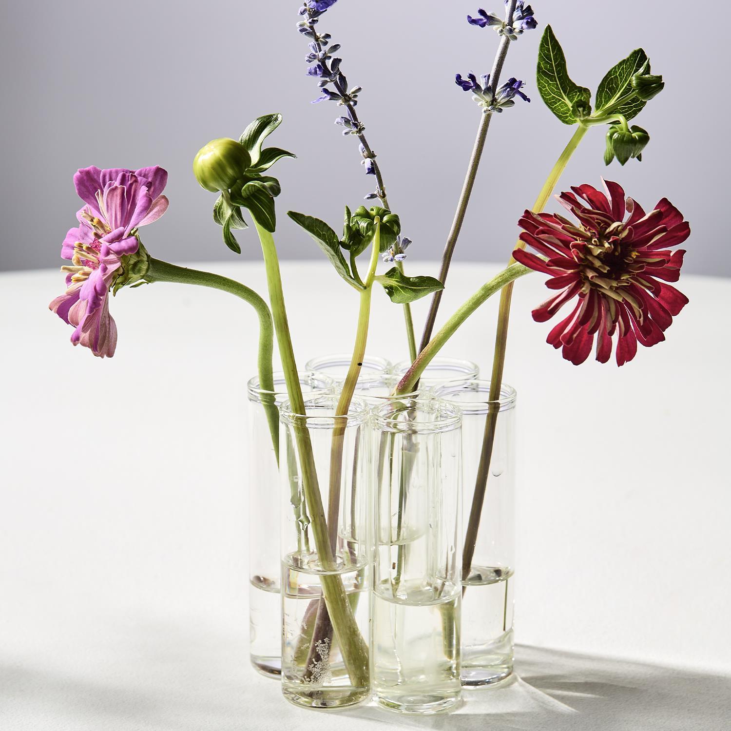 Twos Co Connected Tube Vase