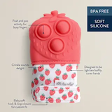 Itzy Ritzy Teething Mitts Strawberry