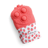 Itzy Ritzy Teething Mitts Strawberry