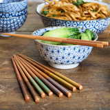 RSVP Multi Stripe Chopsticks pk5