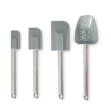 RSVP Silicone Spatula w/SS Handle Large Gray