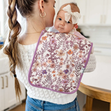 Copper Pearl Burp Cloth Set  Flora