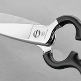 Wusthof Stainless Kitchen Shears with Synthetic Grips, Black