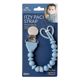 Itzy Ritzy Sweetie Paci Strap/Beaded Pacifier Clip - Blue