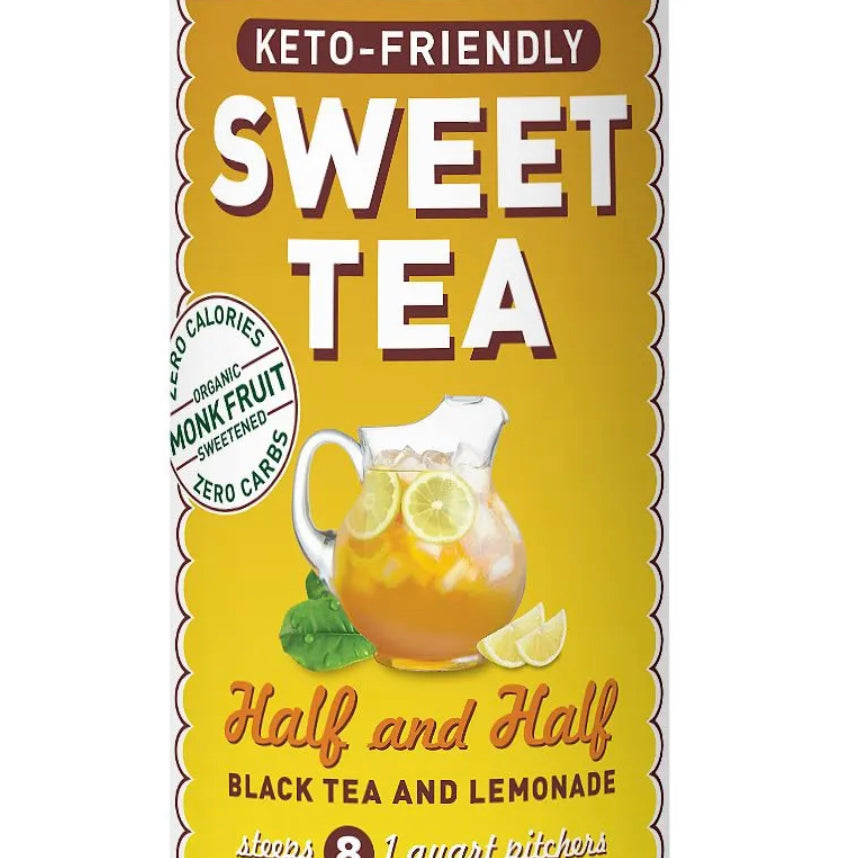 Can of Republic of Tea's Keto-Friendly Sweet Tea Half and Half Black Tea and Lemonade