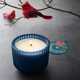 Soap & Paper Factory Home for the Holidays Roland Pine 6oz Blue Single Wick Candle