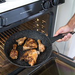 Using the Zyliss 9.5 pan with chicken in the oven 